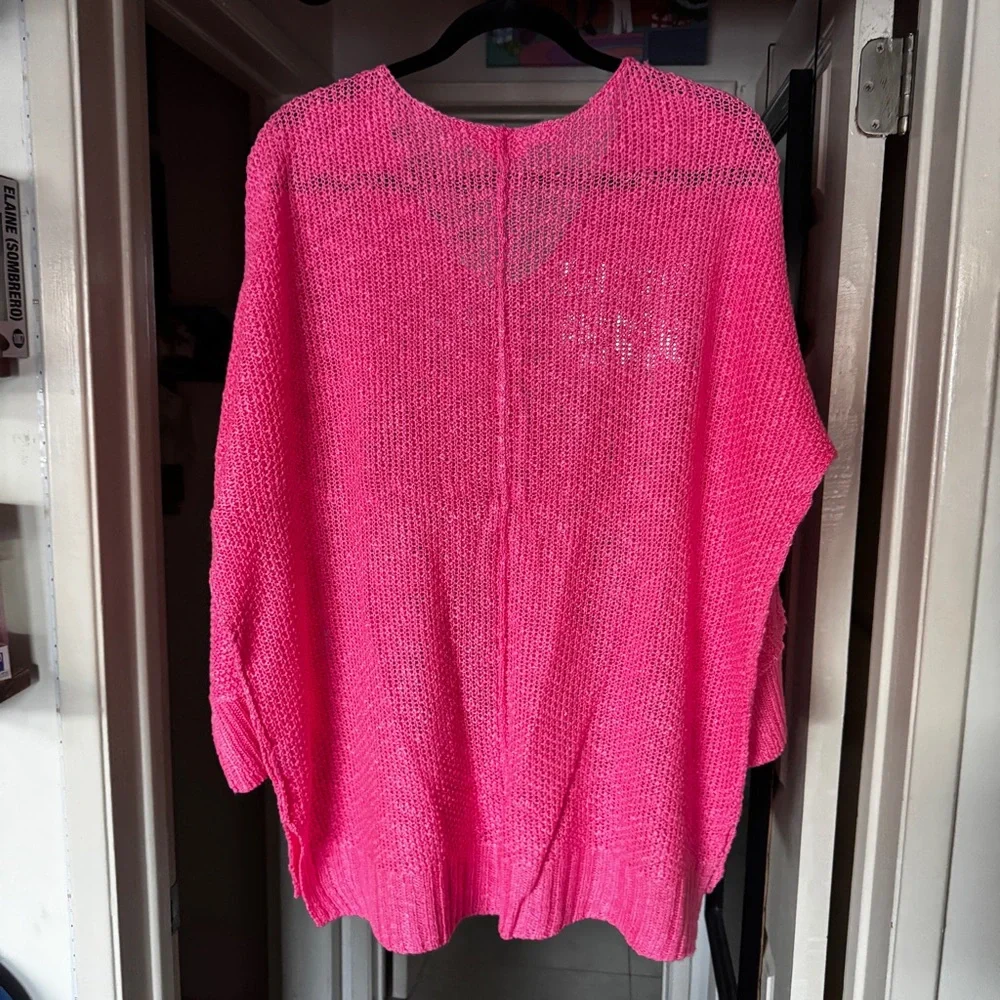 Women’s Medium Pink La Miel Knit Sweater - Picture 2 of 8